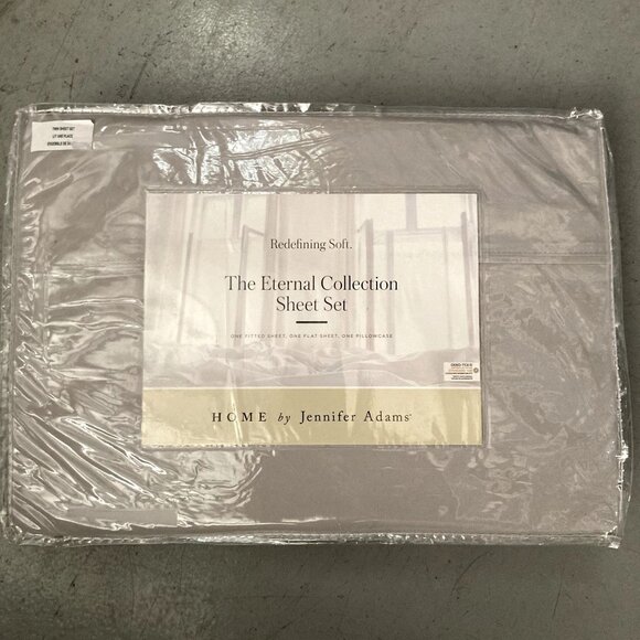 Jennifer Adams HOME Eternal Collection 3pc Sheet Set Super Soft Beige Twin - Picture 2 of 11